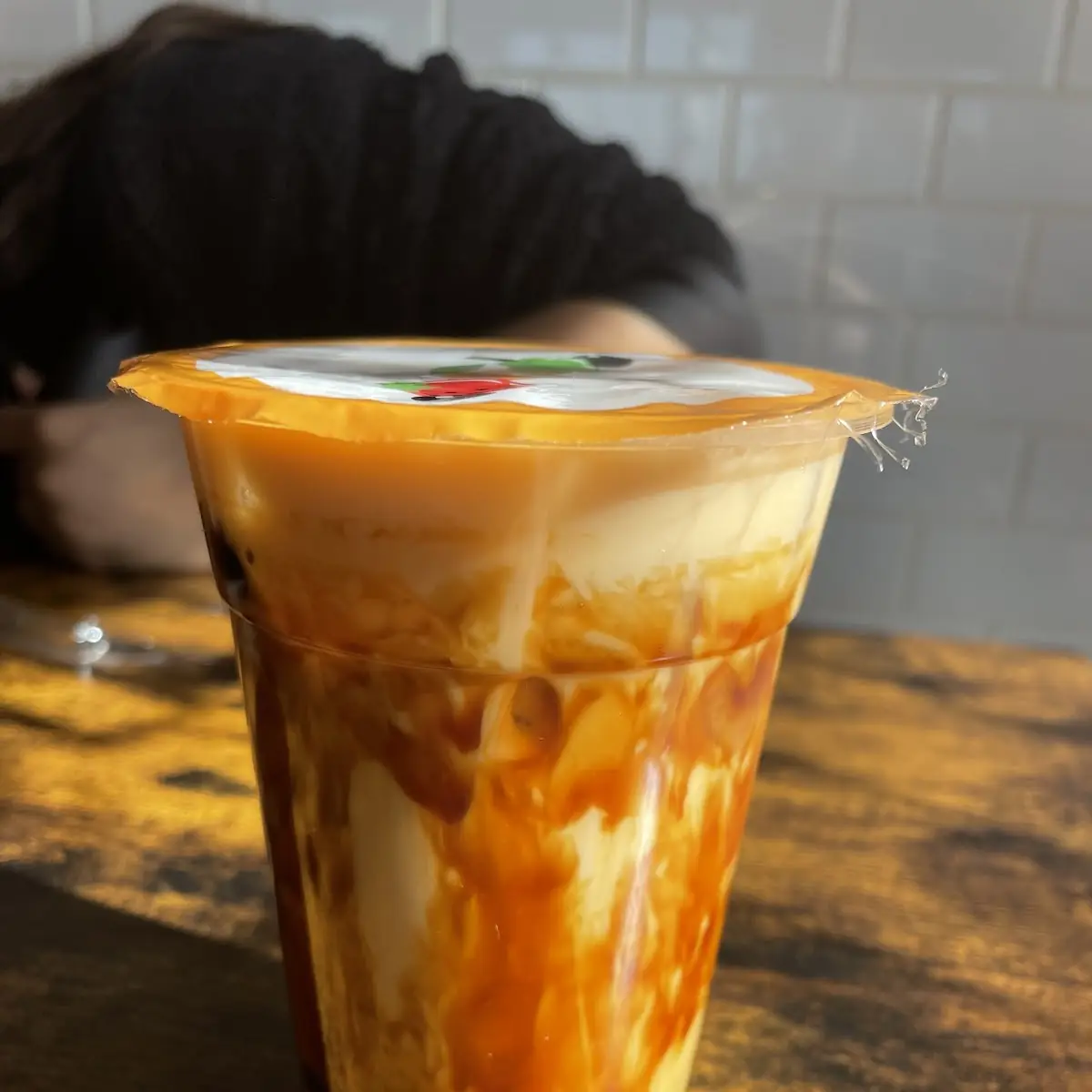 brown sugar milk tea 黑糖奶茶